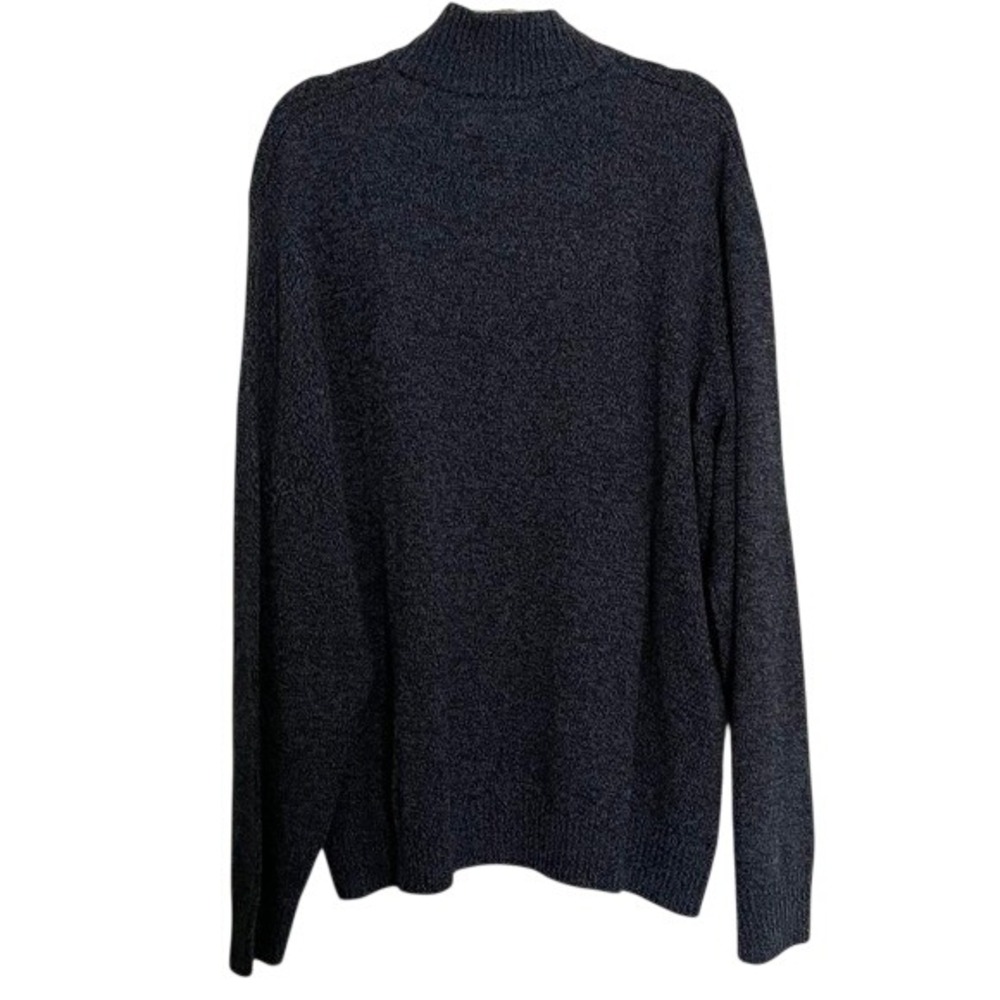 U.S. Polo Assn Mens XL Full Zip Sweater Navy Blue Cotton Blend Old Money Preppy - Picture 2 of 7